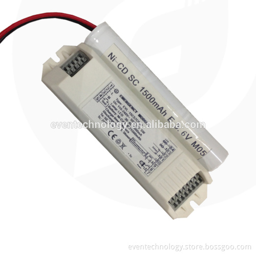 3.6V 1200mAh Emergency Battery Pack Ni-CD Rechargeable For LED Light Below 20W